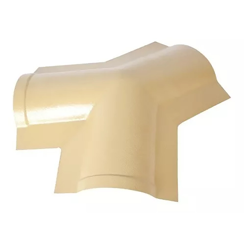 Cumeeira Triangular Marfim Colonial e Plan Pvc Afort - Home & Living