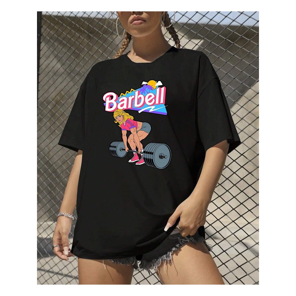 Camiseta Oversized Masculina Feminina T-shirt Básica Style Blogueira Barber Bodybuilder Academia Cardio Fitness