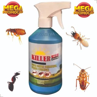 Combate Barata Formiga Cupim Pulgas e Carrapatos Killer 500 ml em Oferta na Shopee