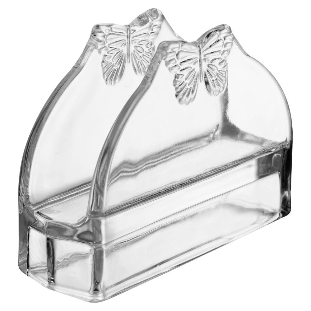 Porta Guardanapos Wolff Butterfly de Vidro Butterfly em Oferta na Shopee