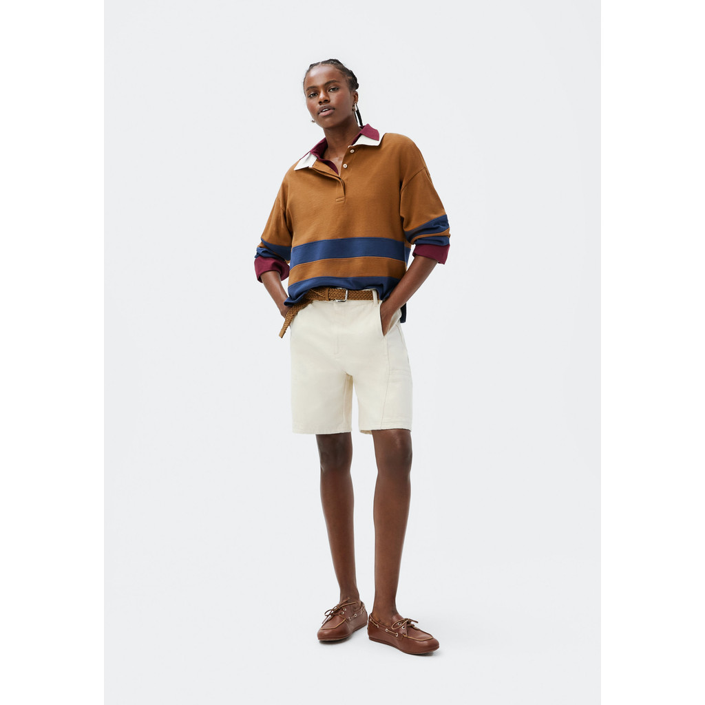 Bermuda Feminina Reta De Sarja Hering - Women Clothes