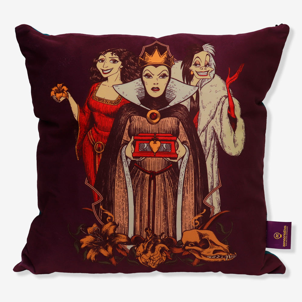Almofada 40x40 Vilãs - Disney em Oferta na Shopee