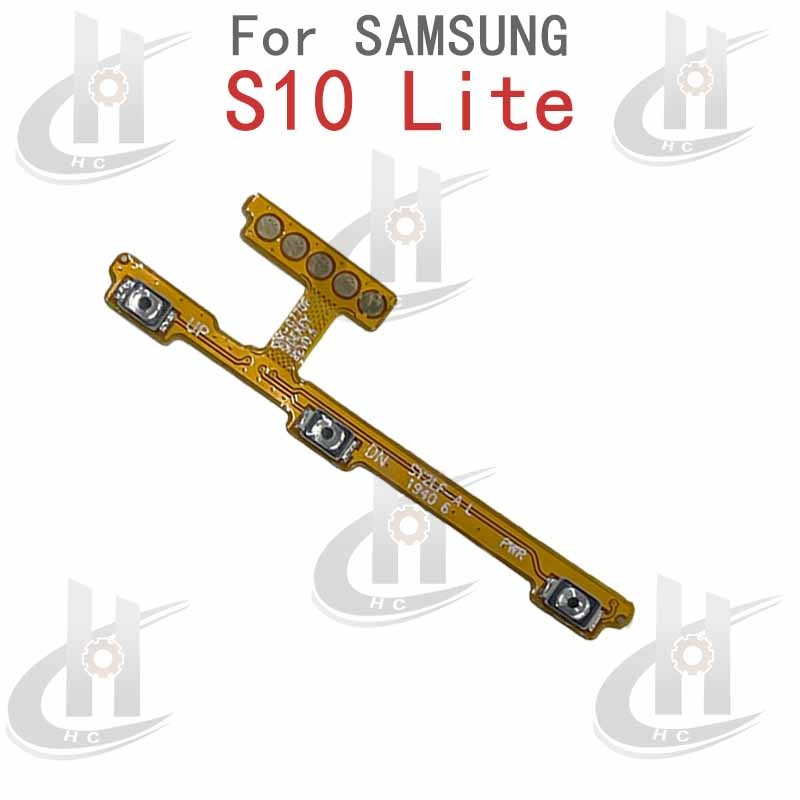 Detalhes do Para Samsung S10 Lite Botão Lateral De volume De Energia Cabo Flexível Chaves Liga/Desliga Cima E Baixo Na Peça De Repos
