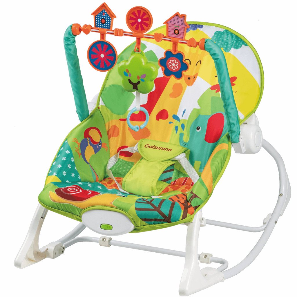 Cadeirinha de Descanso Bouncer Vibração Galzerano Nina Color em Oferta na Shopee