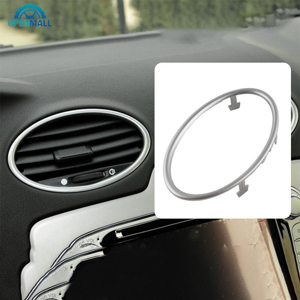 OPENMALL 1Pc/4 Pçs Carro Ar Condicionado Guarnição Saída Decoração Círculo Anel Adesivo Para Ford Focus 2 MK2 2005-2013 