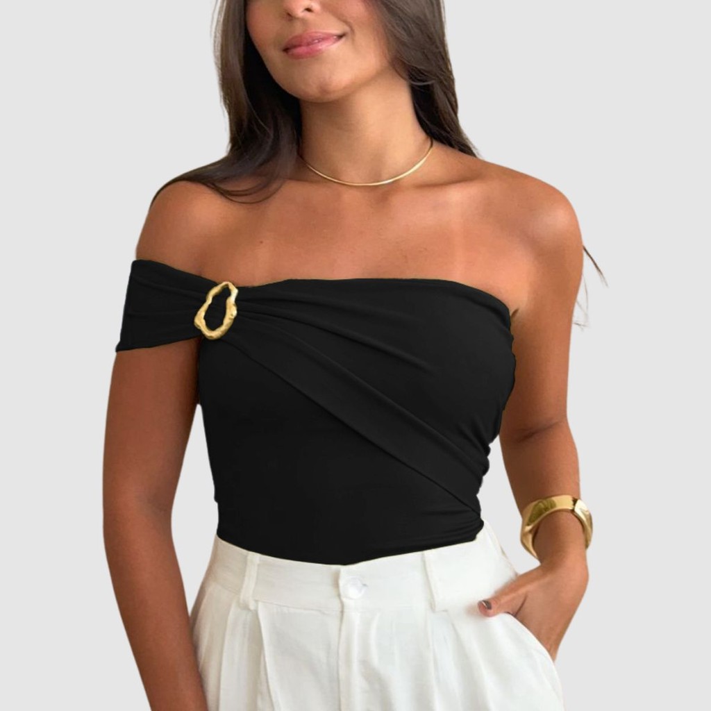 Body Feminino Mula Manca Suplex Premium Com Bojo Fivela Orgânica Verão