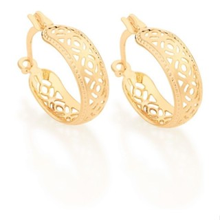 Brinco Argola Com Circulos Vazados Rommanel 523180 em Oferta na Shopee