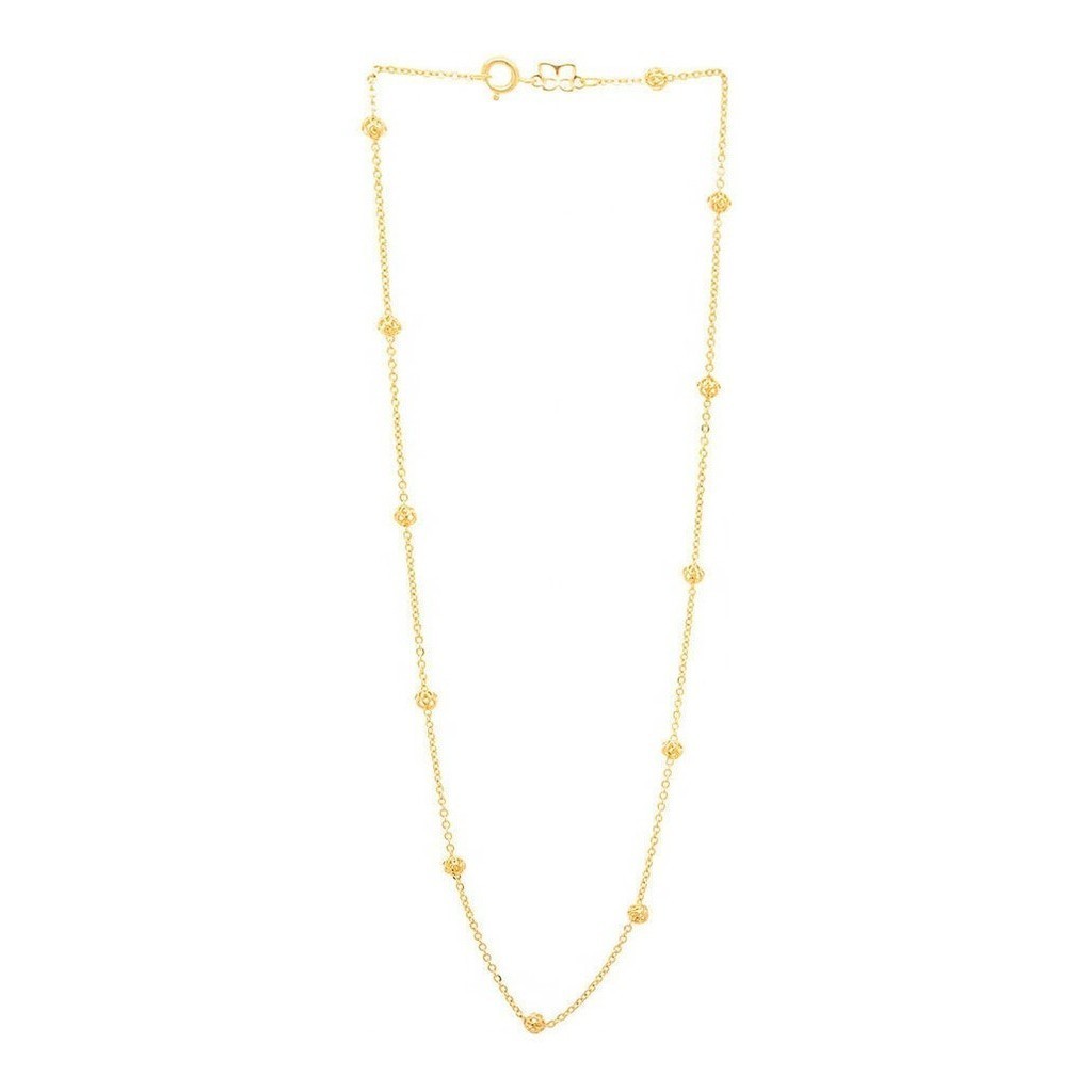 Gargantilha Globos Vazados. Med 40 Cm Rommanel 530678