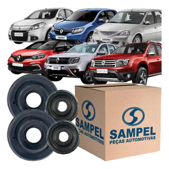 Kit Coxim Amortecedor Sampel Sandero Captur Logan Duster