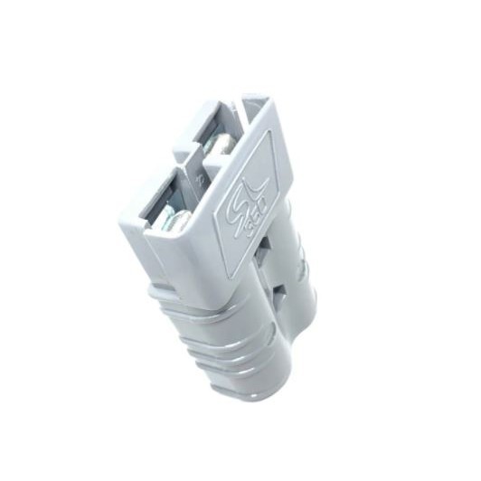 KIT 02 PEÇAS - CONECTOR PARA BATERIA DE EMPILHADEIRA SB350 / SL350 CINZA