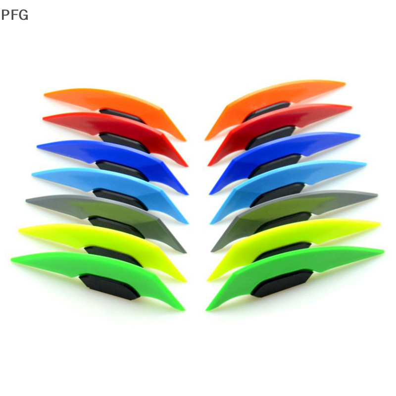 PFG 1 Par Universal Motocicleta Winglet Aerodinâmico Spoiler Asa Dinâmica Decoração Adesivo Para Moto Scooter FG