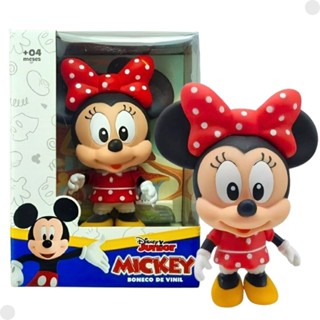 Boneco Minnie Mickey E Amigos Disney Jr Vinil 12Cm 3294 - Lider em Oferta na Shopee