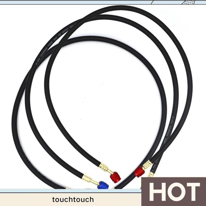 Conjunto De Mangueiras R410A 1/4 Polegadas SAE Para Carregamento De Refrigerante De Ar Condicionado R410A R22 R134A