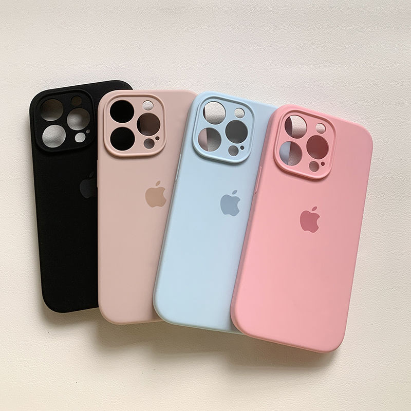 (Novo) Capa De silicone Líquido De Alta Qualidade Para iPhone 18 17 16 15 14 Pro Max 13 11 12 Plus Protetor De Câmera Ma