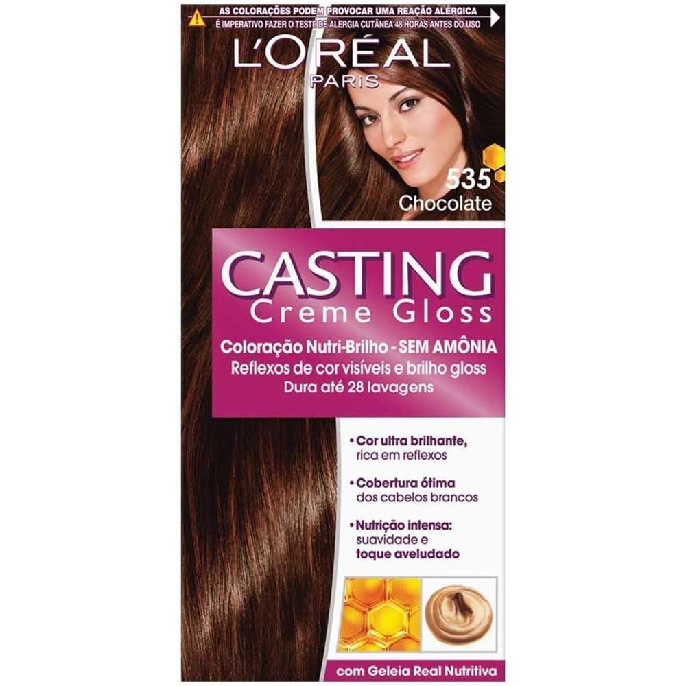 Tintura Casting Creme Gloss 535 Chocolate em Oferta na Shopee