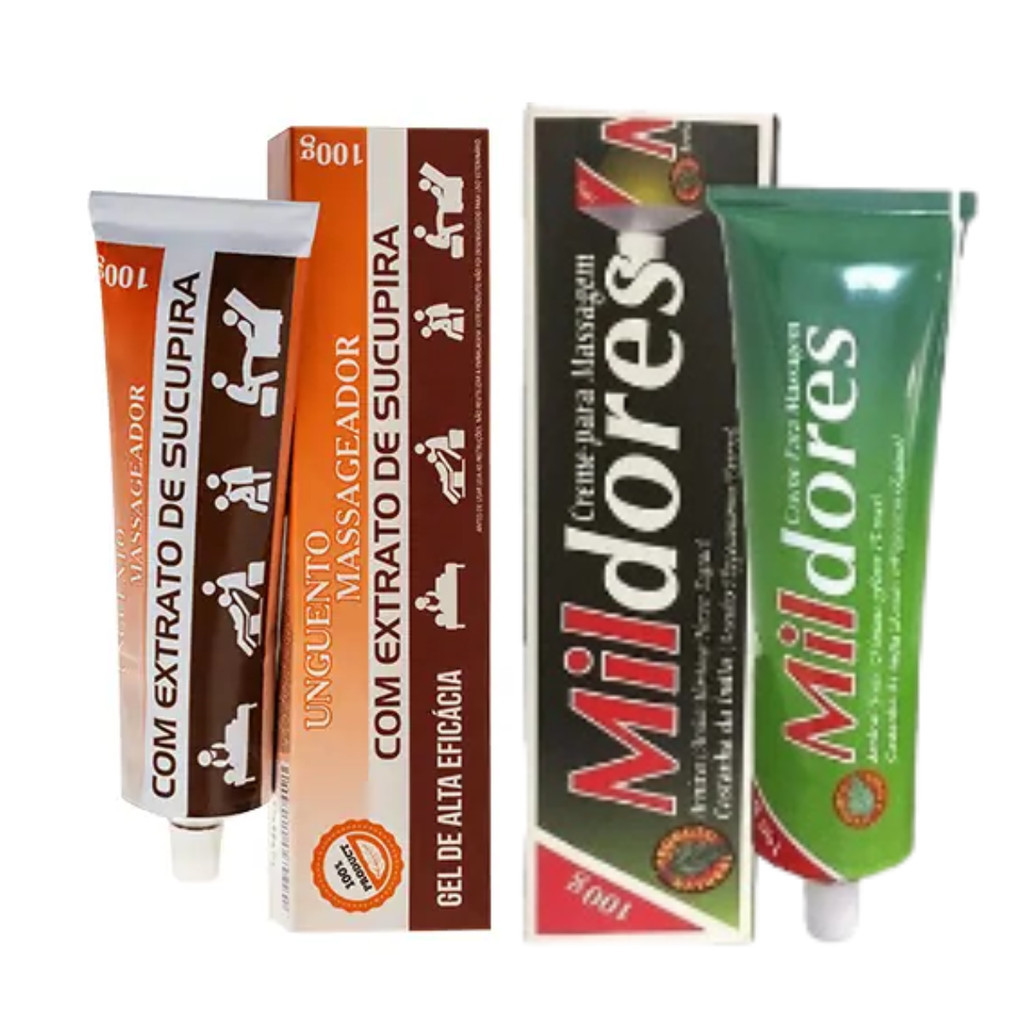 Kit 1 Pomada  Mil Dores Original + 1 Unguento SUCUPIRA – 100g
