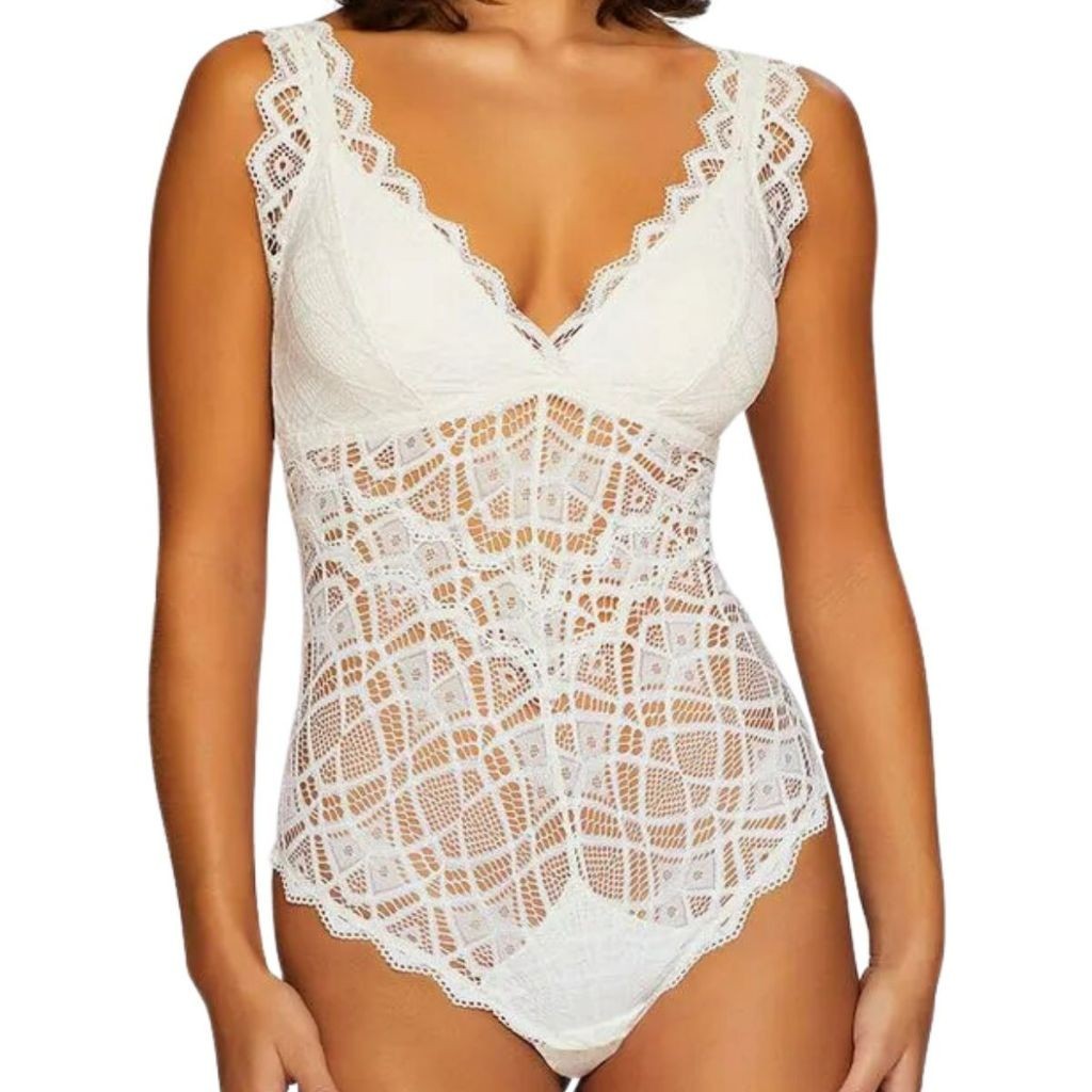Body Regata Lingerie Light Valisere Bojo Removivel Poliamida com Forro Transparência