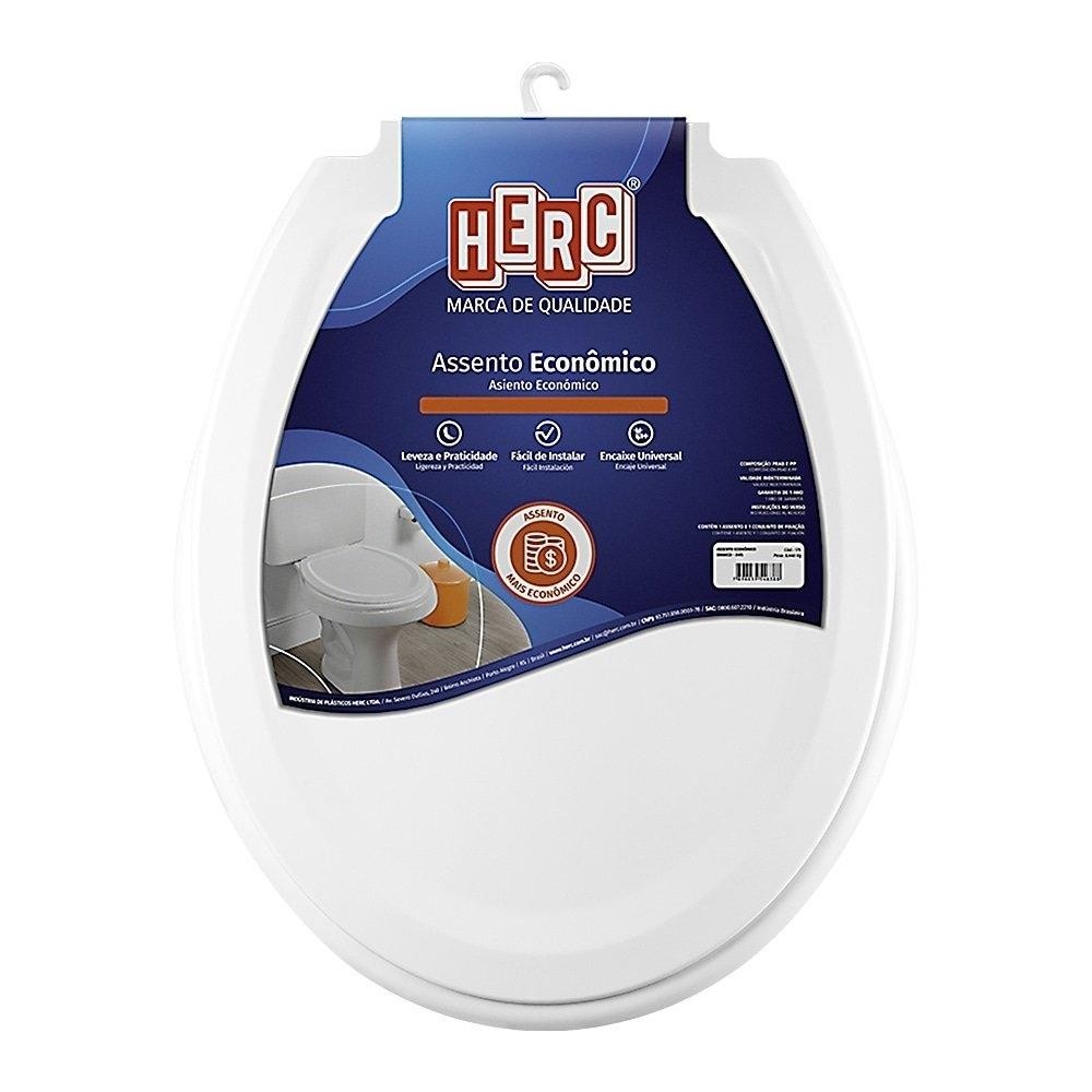 Assento Sanitário Herc 3175 Econômico Branco - Home & Living
