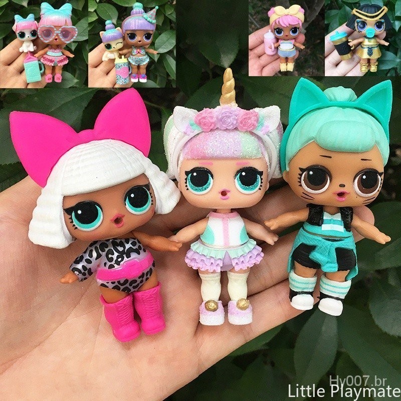 LOL Dolls Figuras Originais 8CM Ação Big Sister Acessórios Crianças Brinquedos de Natal Girl Toy D6EE em Oferta na Shopee