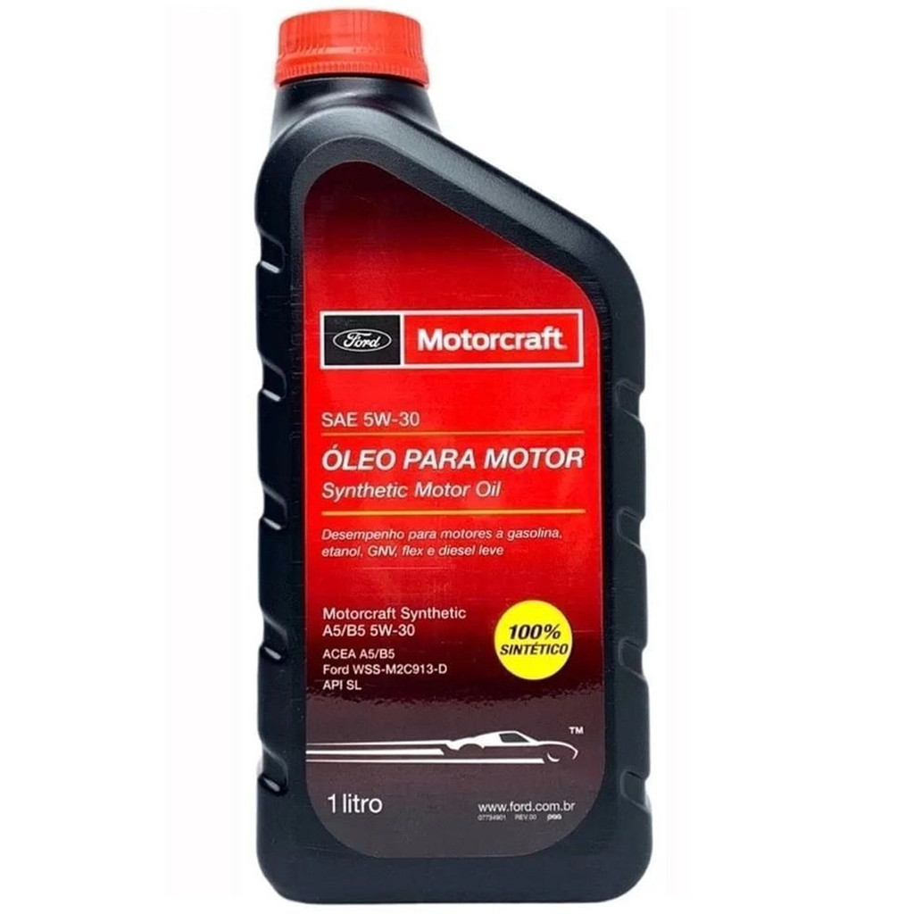 Óleo De Motor Lubrificante 5w30 Ford Motorcraft Wss-m2c913-d Diesel 100% Sintetico A5/b5 em Oferta na Shopee