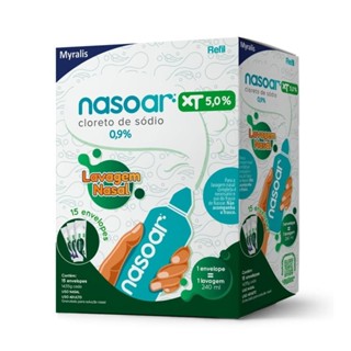 Nasoar XT Solucao Nasal Refil 5% 15 Envelopes em Oferta na Shopee