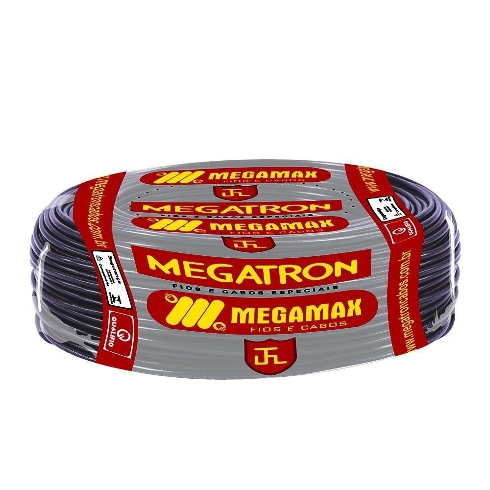 Cabo Flexível Megatron 1,5MMx100M Rolo 750V Preto - Home & Living