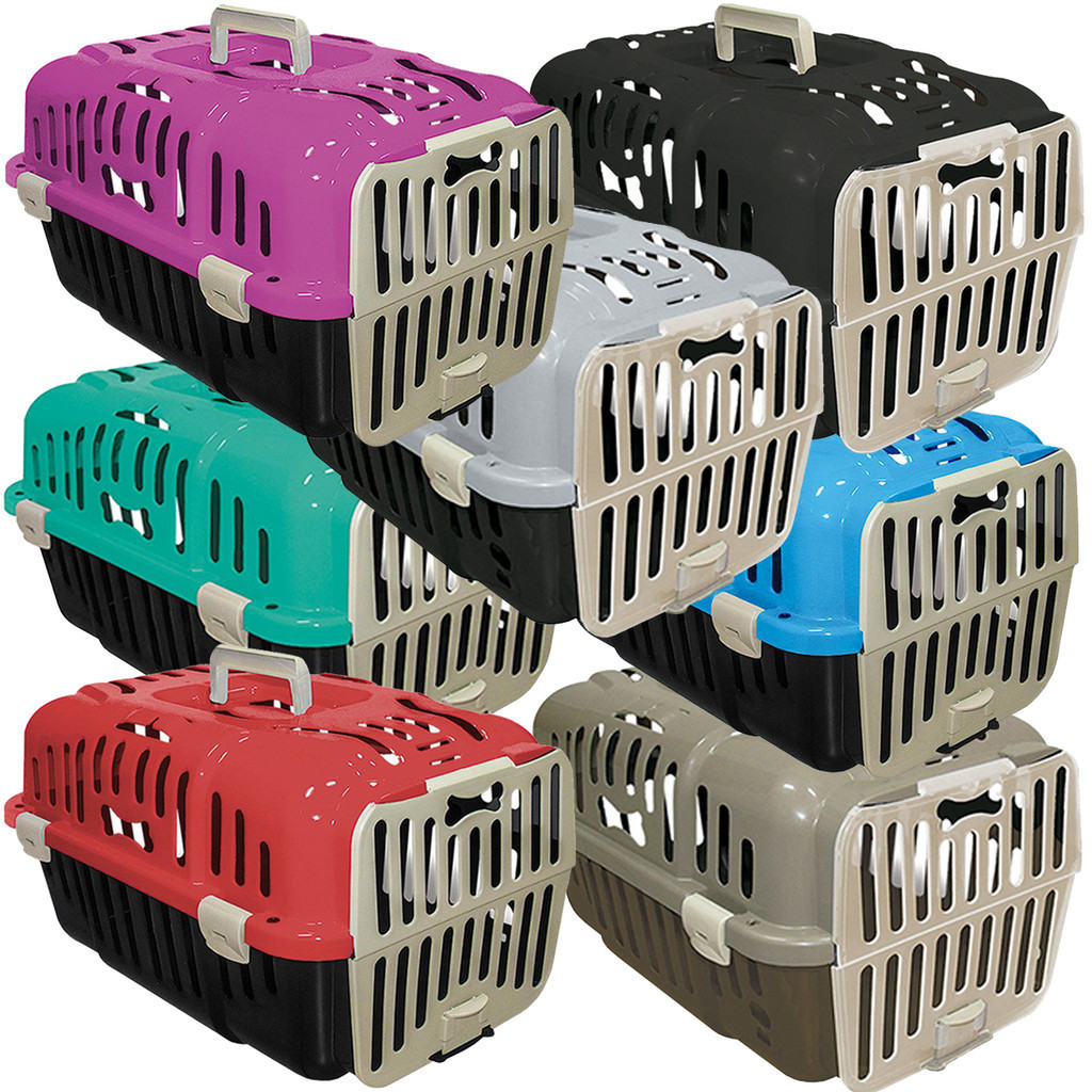 Caixa Transporte Cachorro Cães Gatos Viagem Passeio Essencial Montagem Simples Joy N2 Furacão Pet