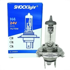 Kit 2 Lâmpada Farol H4 Halogena 24V 75/70W P43T 24V Standart Caminhao Onibus Veiculos Pesados Auto