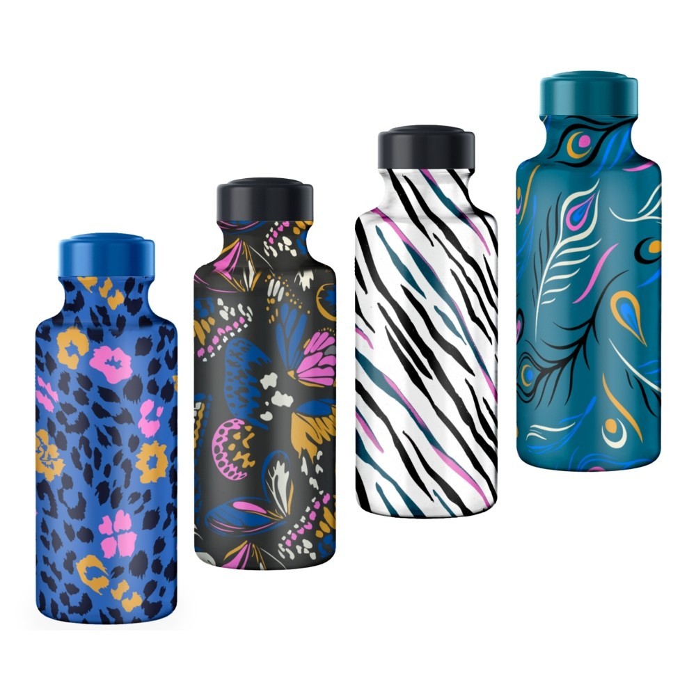 Garrafinha de Agua Portátil 500ml Squeeze Decorada Uso Diário Garrafa em Oferta na Shopee