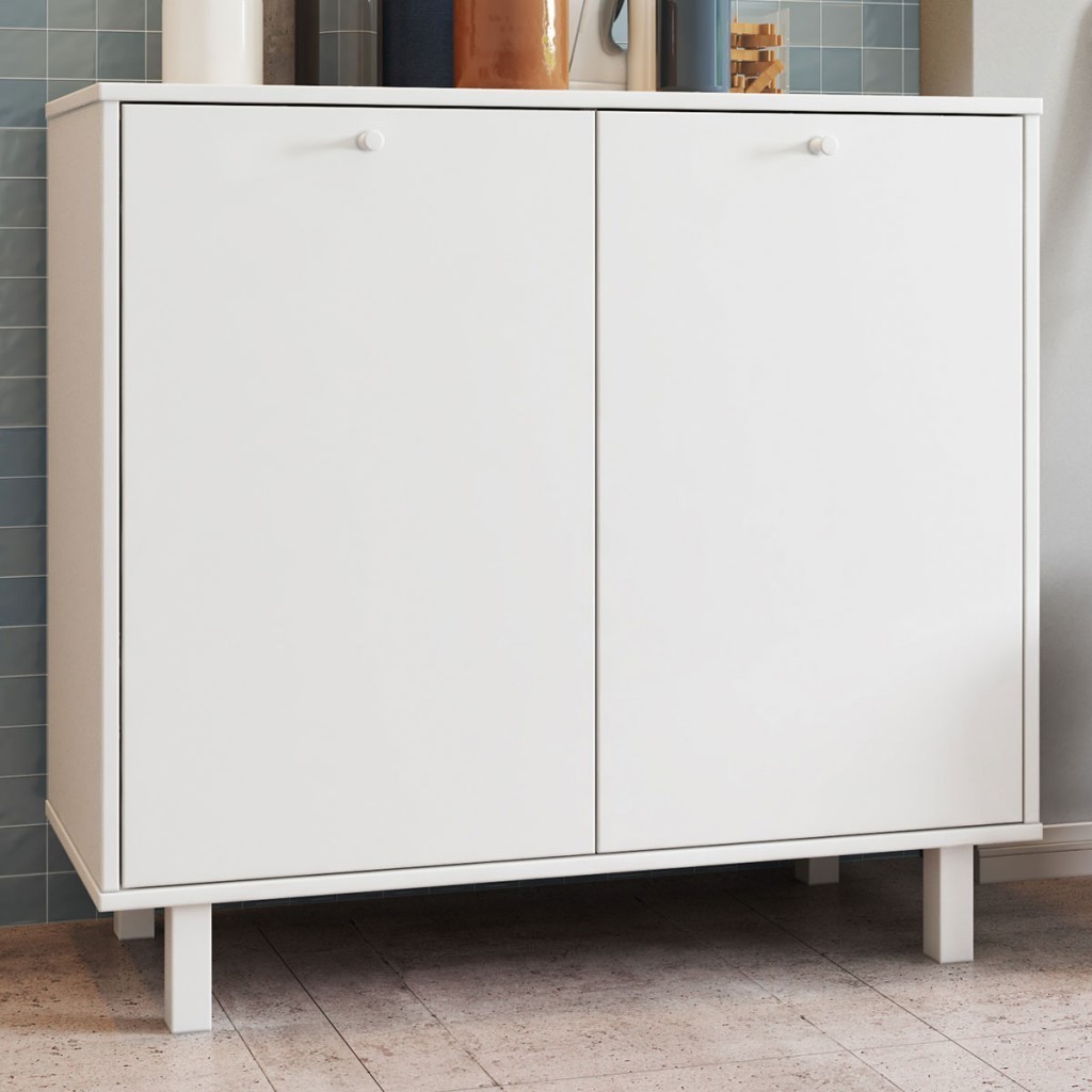 Armário Multiuso 2 Portas Branco 616 - Pnr Móveis - Home & Living