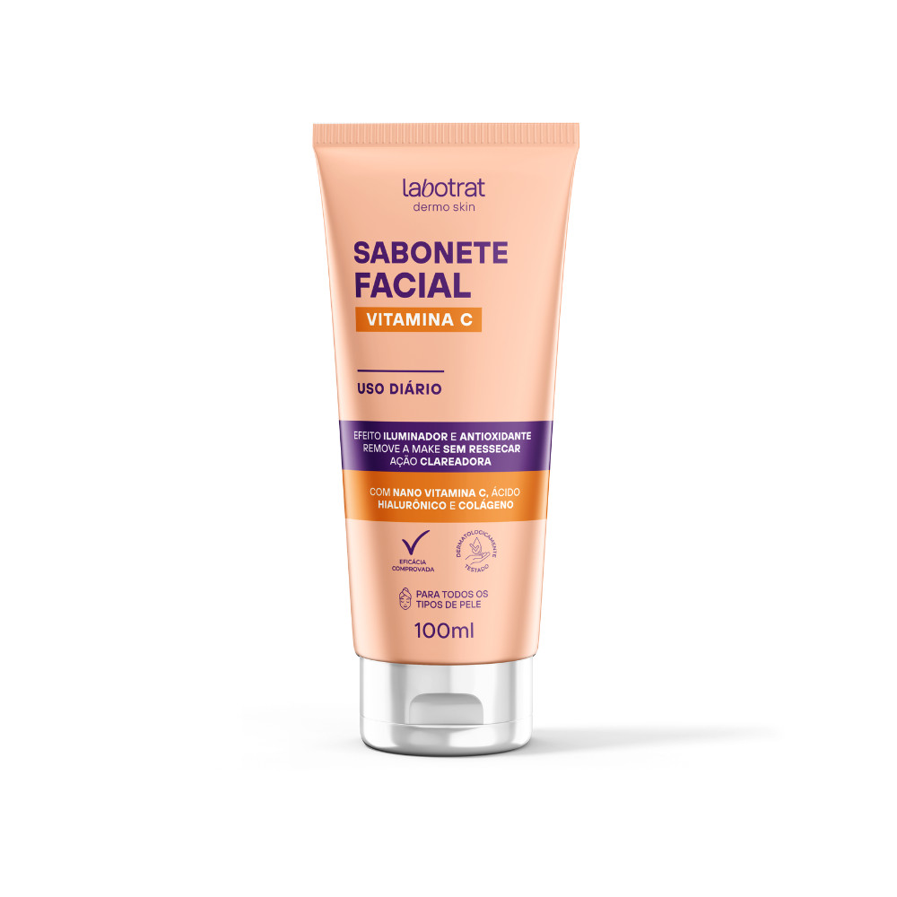 Sabonete Facial Vitamina C Dermo Skin100ml Labotrat SkinCare - Beauty