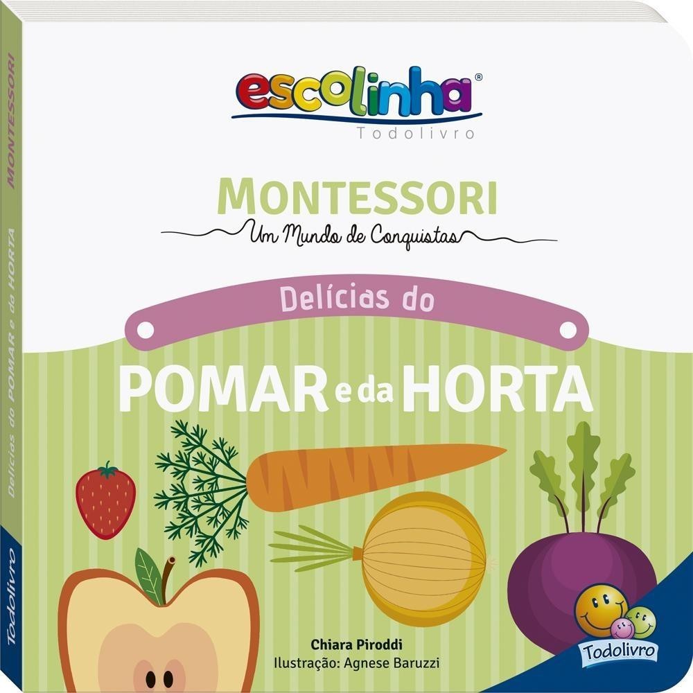 MONTESSORI Meu Primeiro Livro... Pomar e Horta (Escolinha) em Oferta na Shopee