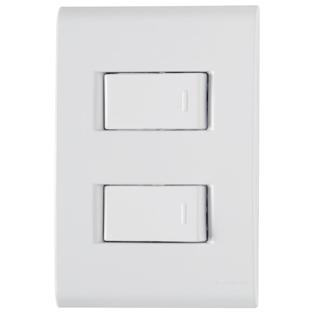 Interruptor Simples com 2 Tramontina - 57170/040 em Oferta na Shopee