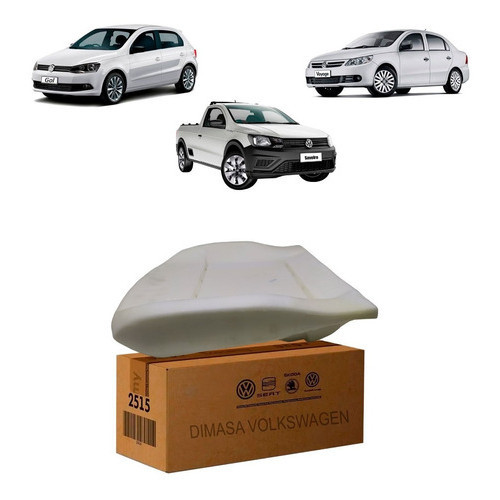 Espuma Assento Banco Dianteiro Gol Saveiro Voyage G5/G6 G7/G8