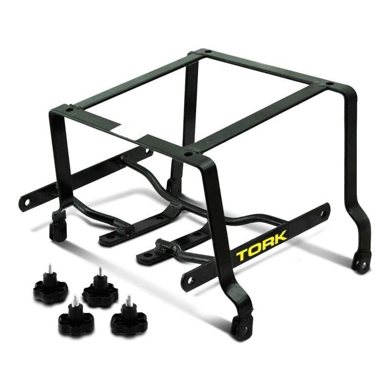 Suporte Baú 80/135L Desmontável Fazer 150 2014/22 / Factor 150 2018/22 Cromo Forte Preto em Oferta na Shopee