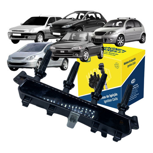 Bobina Ignição Magneti Marelli Berlingo C3 Xsara Break 106 206 SW 207 Passion Hoggar Partner em Oferta na Shopee