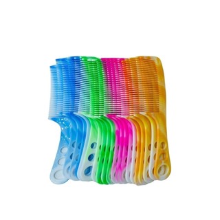 Kit Com 20 Unidades De Pente De Plástico Para Cabelos (COD16005)