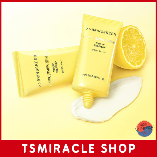 Bring Green Super Lemon Glutationa Protetor Solar Tonificante Para Pele 50ml
