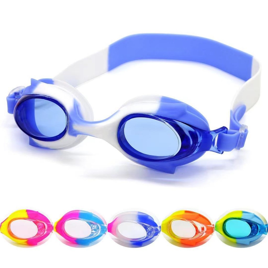 Óculos Natação Com Estojo Infantil Desenhos Coleção Peixinhos em Oferta na Shopee