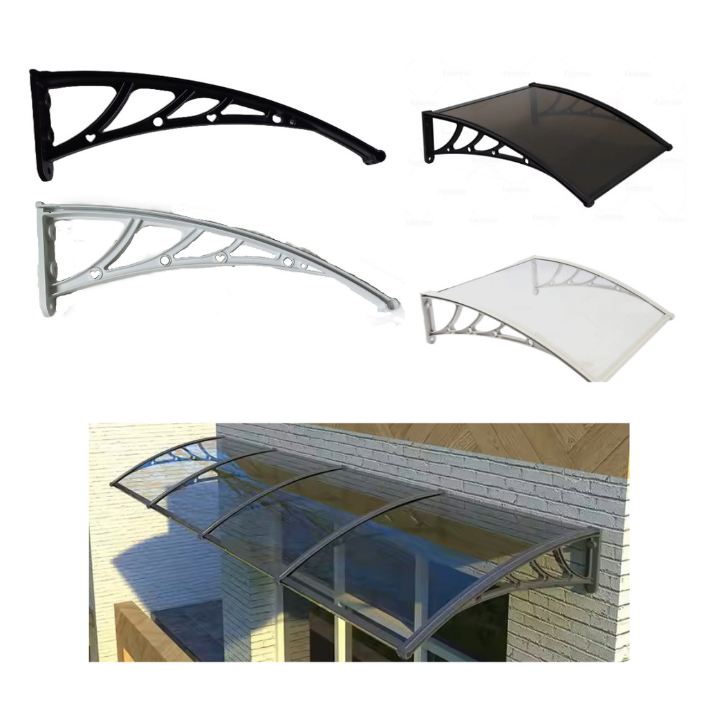 Suporte Para Toldo Policarbonato Universal Mão Francesa Abs 60cm