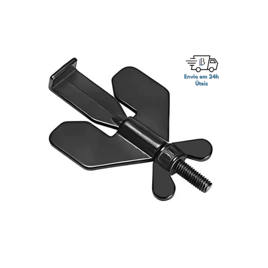 **Fechadura Trava Portátil de Segurança – Tranca Ajustável em Aço Inox para Portas de Hote...