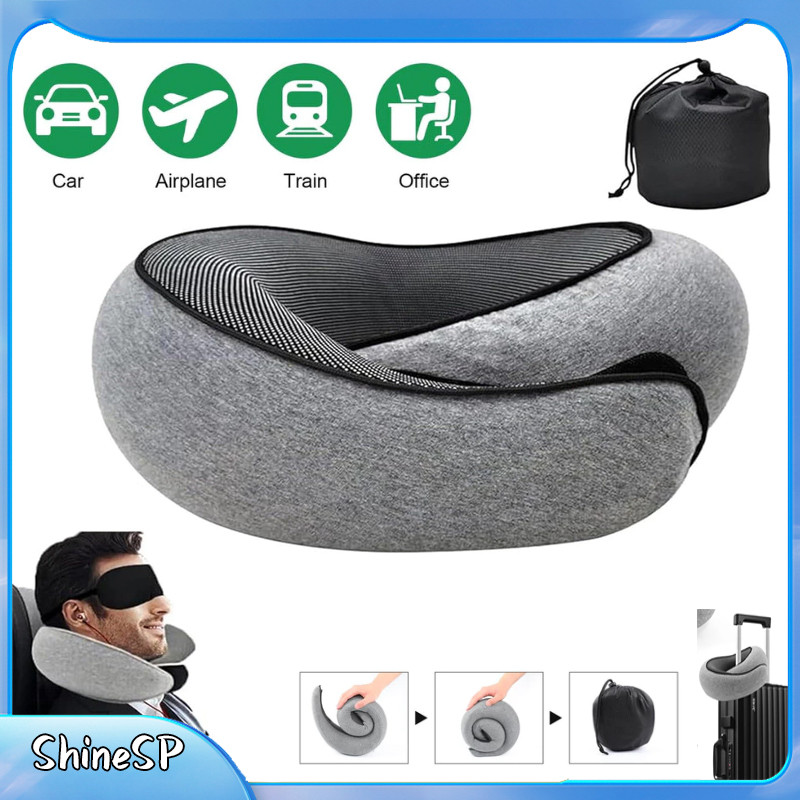 Almofada De Viagem De Avião Apoio De Cabeça / Pescoço Novo