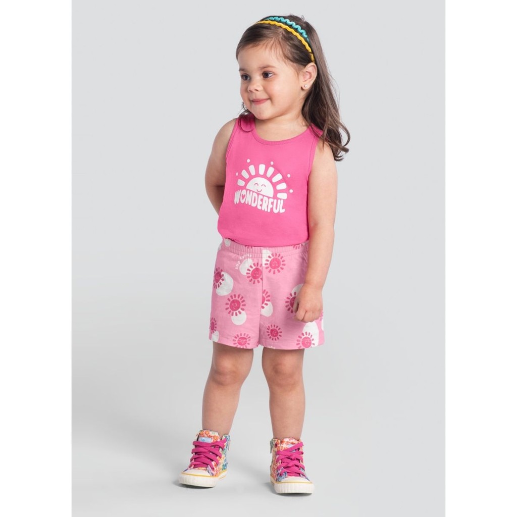Conjunto Infantil Menina Brilhante Brandili - Baby & Kids Fashion