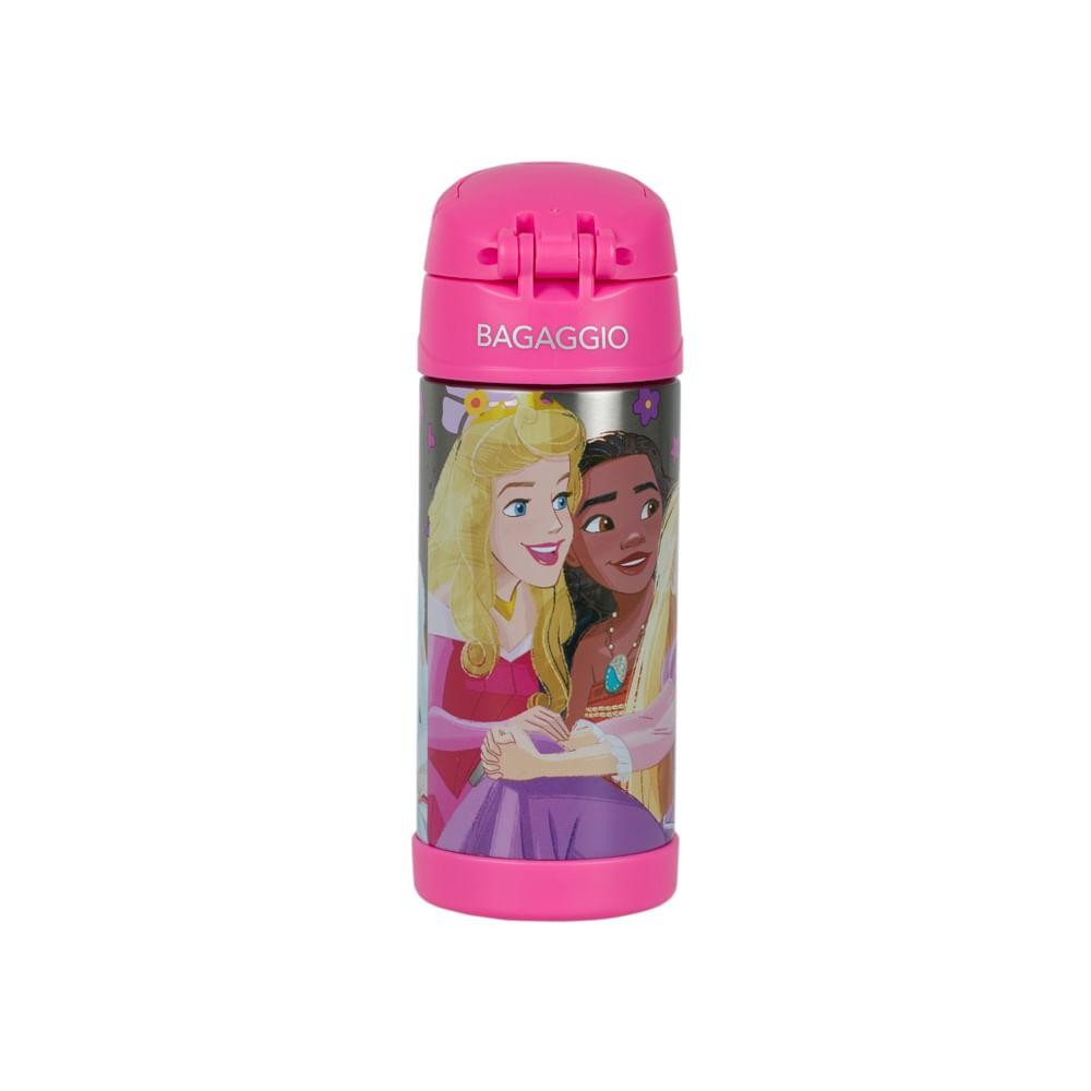 Detalhes do Garrafa Térmica Escolar 320 ml Princesas