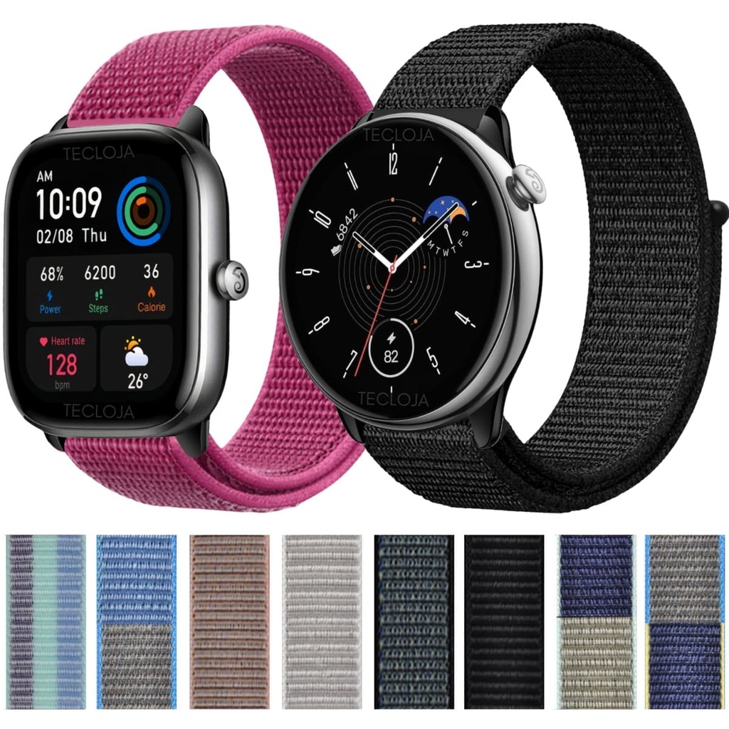 Pulseira Para Amazfit GTS 2 Mini Pulseira Náilon Para Amazfit GTS 4 Mini Pulseira Para GTR Mini