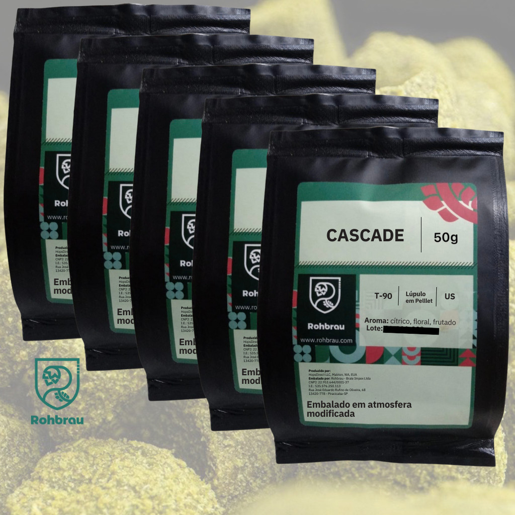 Lúpulo Cascade em Pellet T90 - 250g Atmosfera Modificada