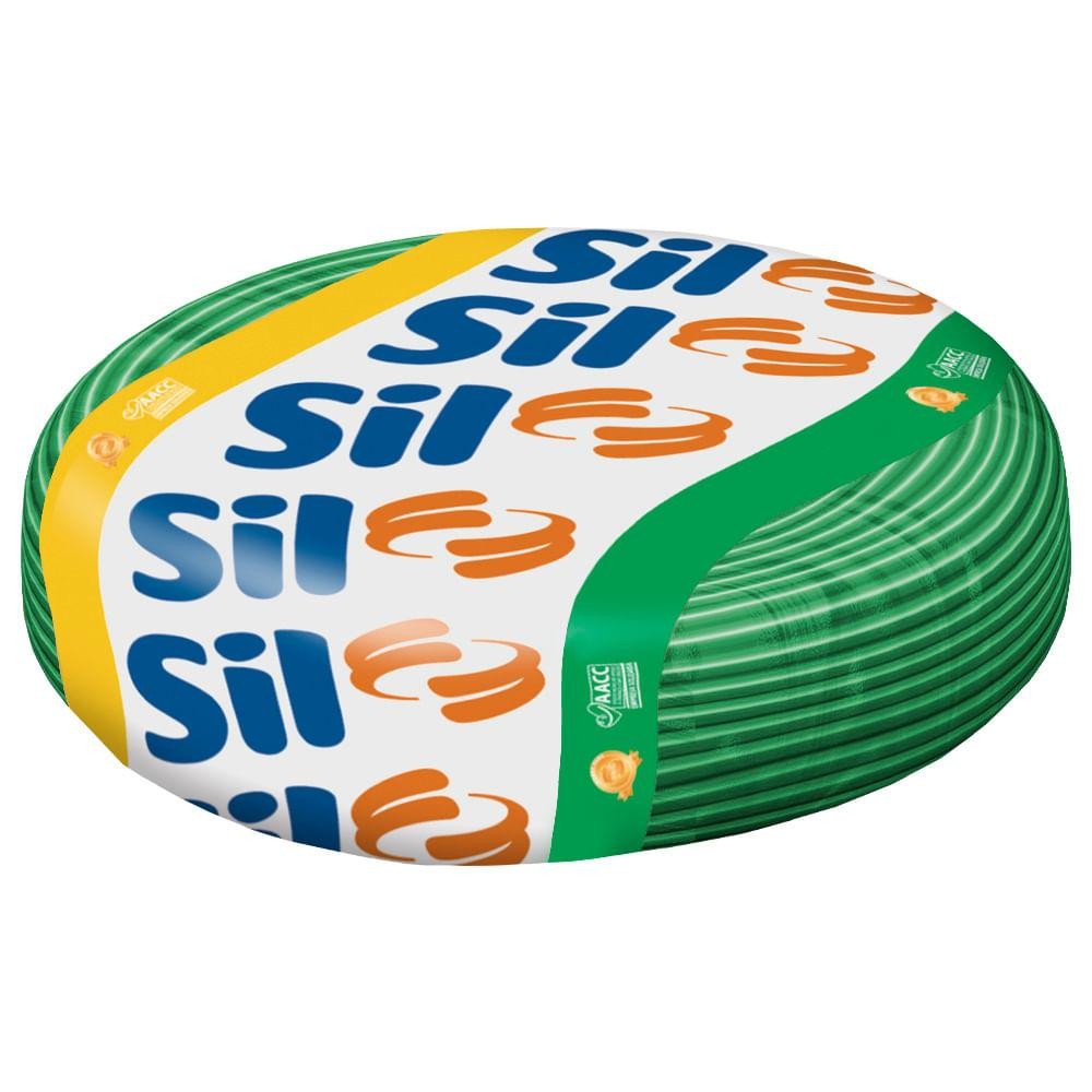 Rolo 100 Metros Cabo Flexivel Sil 750v 16mm Verde