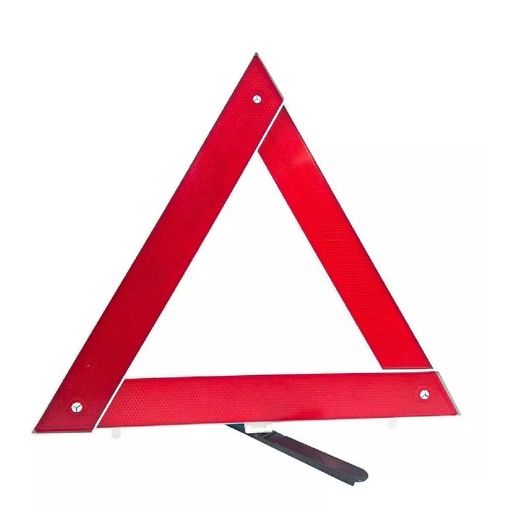 Triangulo De Sinalizacao Vermelho Alerta Seguranca Atencao Sinalizador  Carro Automotivo em Oferta na Shopee