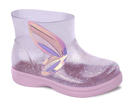 Galocha Infantil Feminina Worldcolors Mia Baby - Transparente em Oferta na Shopee