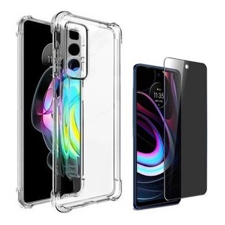 Capa Case Capinha Anti Impacto Para Motorola Moto Edge 20 Pro + Película 3D Privacidade em Oferta na Shopee